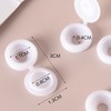 100 Pcs White Screw Cover Caps, Plastic Hinged Screw Covers