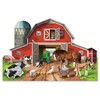 Melissa & Doug Busy Barn Shaped Jumbo Jigsaw Floor Puzzle