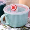 LMRLCS Soup Mug with Lid Noodle Bowl with Handle for