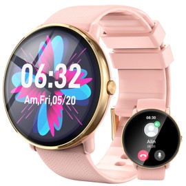 Gerpeng Smart Watches for Women - 1.43'' AMOLED Display, Smartwatch with Call Function, 111+ Sports, IP68 Waterproof, Fitness Watch with Heart Rate SpO2 Sleep Monitor Step Counter for Android iOS