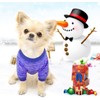 Idepet Pet Dog Classic Knitwear Sweater, Soft Fleece Coat for