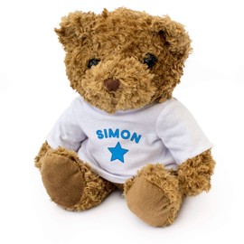 NEW - SIMON Teddy Bear - Cute Soft Cuddly - Gift Present Birthday Xmas
