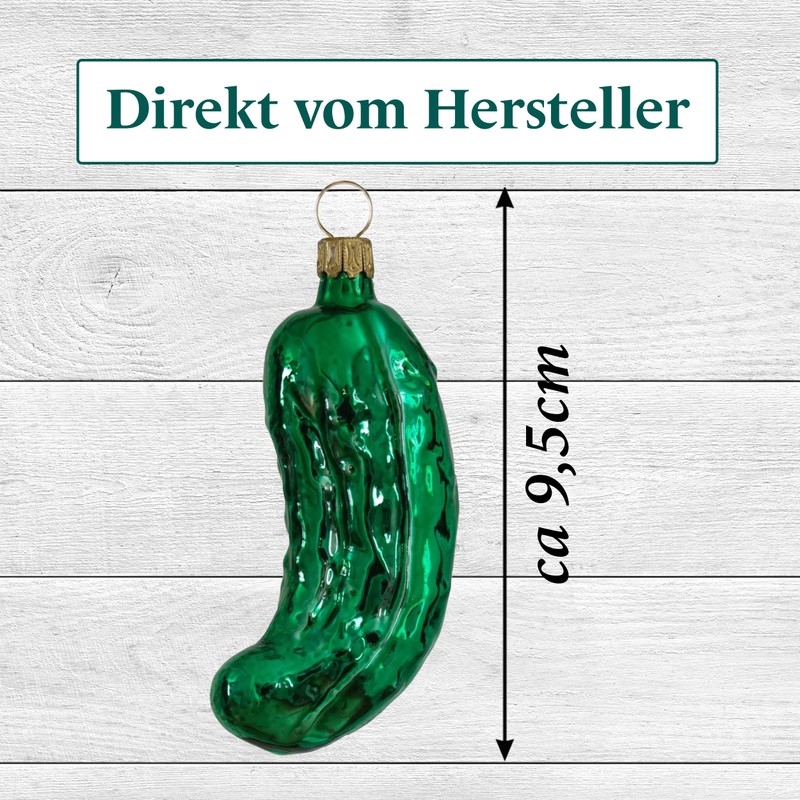 Thüringer Weihnacht Glass Christmas Pickle