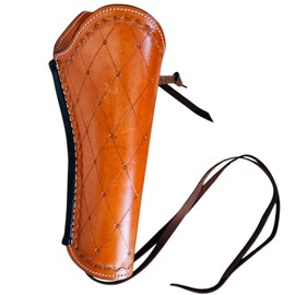 KLLOX Leather Western Gun Holster Full Grain Buff Leather Right Hand Heritage Rough Rider Hand Tooled Cowboy Gun Holster For 4" To 6" Barrel Revolvers (Tan)