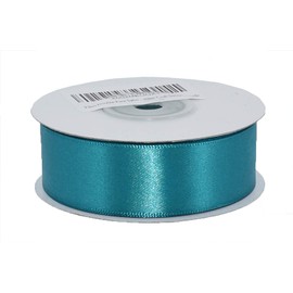 IHKFILAN Satin Ribbon in Jade (25 mm x 22.86 m), Matt Shiny Gift Ribbon, Elegant Ribbon for Decorating & Crafts, for Wrapping Special Gifts, Weddings, Christenings, etc
