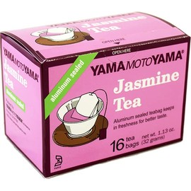 Yamamotoyama Jasmine Tea 16 Bags (Pack of 6)
