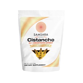 Samsara Herbs Cistanche Extract Powder (8oz) 20:1 Concentration - 3rd Party Tested