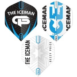 RED DRAGON Gerwyn Price Iceman Assorted Hardcore Flight Pack - 3 Sets per Pack