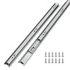 Homdiy 10 Inch Heavy Duty Drawer Slides Side Mount 100