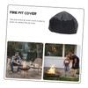 Mipcase Fire Pit Cover Heavy Duty Outdoor Stove Protector Round
