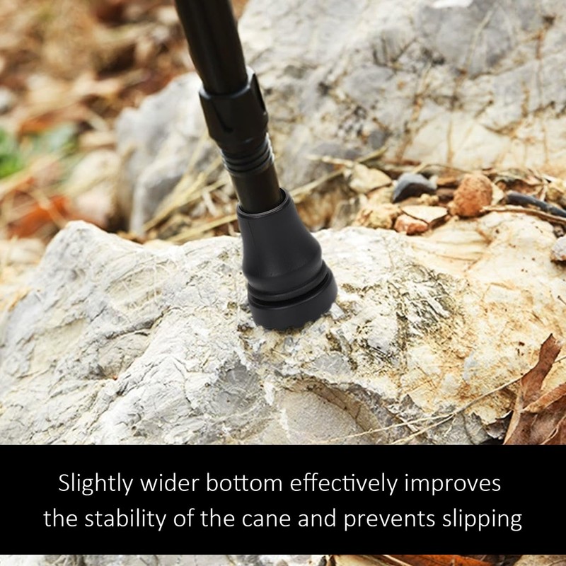 6 Pieces of Crutch Foot Covers, Cane Ferrules, Cane Accessories,