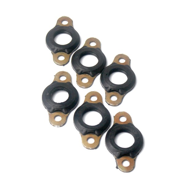 6PCS Fuel Injector Line Passthrough Seals Kit Compatible with Detroit