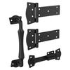 National Hardware N166-031 Mountain Modern Black Gate Kit