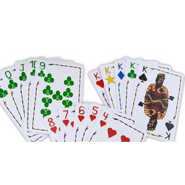 ALOSHAO Collectible Tin Five Card Games with Crowns Rummy Family Party 1-7 Players