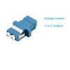 YIENFBEV LC Fiber Optic Adapter - LC to LC Duplex