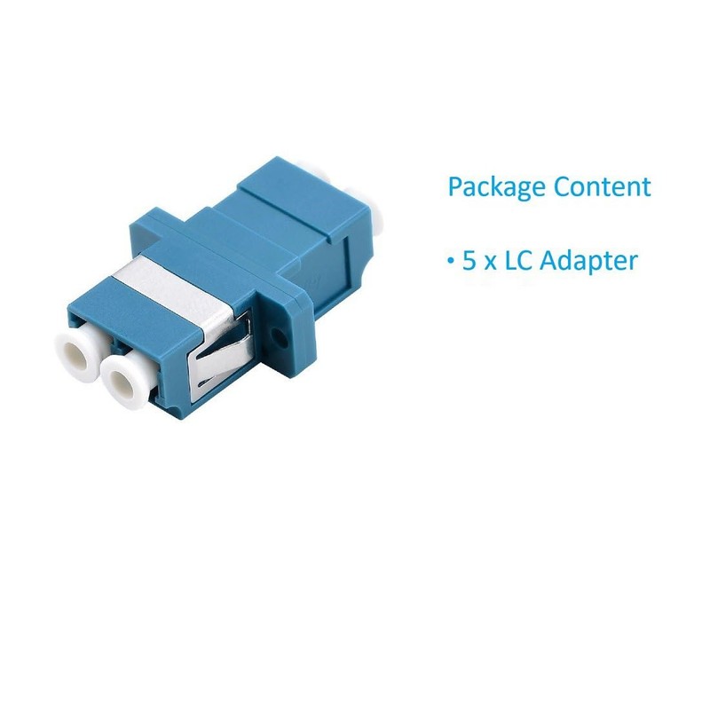 YIENFBEV LC Fiber Optic Adapter - LC to LC Duplex