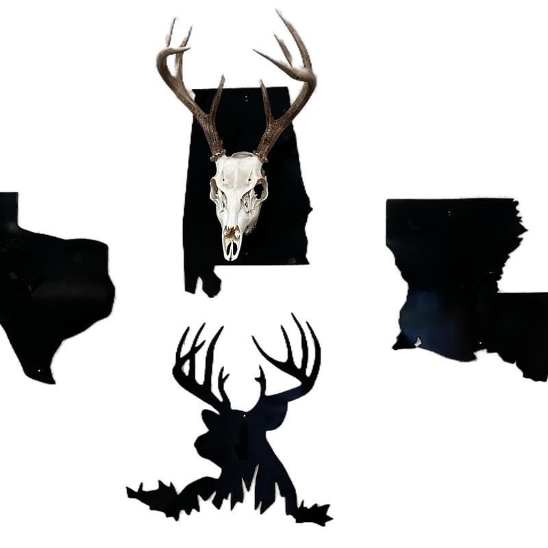 European State Skull Mount hanger - State: Wisconsin