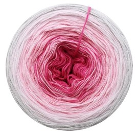 Beaniemonster's Colour Gradient Yarn, Bobbel, Cutie Pie (3-Thread), Size: 100 g - 500 m