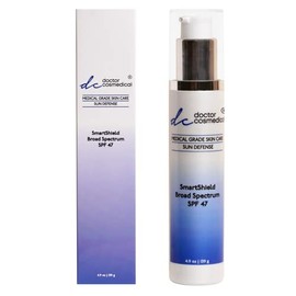 Doctor Cosmedical Face Sunscreen Cream | Smart Shield Spectrum SPF 47 | Facial Sunscreen Cream for Combo, Dry, Normal and Sensitive Skin | Professional Grade Botanical Sunscreen SPF 47 | 4.9 Oz / 139g