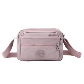 FAVORTALK Women's Cross-Body Bags Messenger Shoulder Bag for Girls Multi Pockets Ladies Handbag Waterproof Casual Crossbody Bag for Shopping Travel Daily - B20308