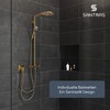 SANTRAS® Premium Stainless Brass Shower Hose 2.00 m with Flow