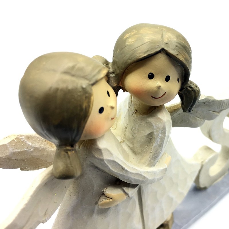Sisters Angel Mantel Plaque Gift