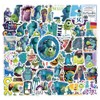 63Pcs Monsters Inc Stickers Pack, Cartoon Comedy Vinyl Waterproof Decals