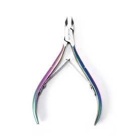 Rolabling Pro Stainless Steel Nail Art Cuticle Nipper Clipper 1 Pcs Rainbow Cuticle Scissor Dead Skin Remover Manicure Nail Art Tools