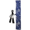 Onigata Touken Takinohoma Steel Fan, Black, 1.8 inches (30 cm),