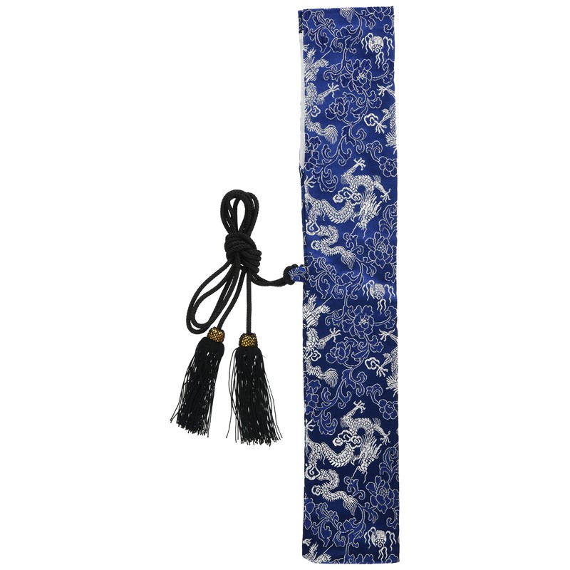 Onigata Touken Takinohoma Steel Fan, Black, 1.8 inches (30 cm),