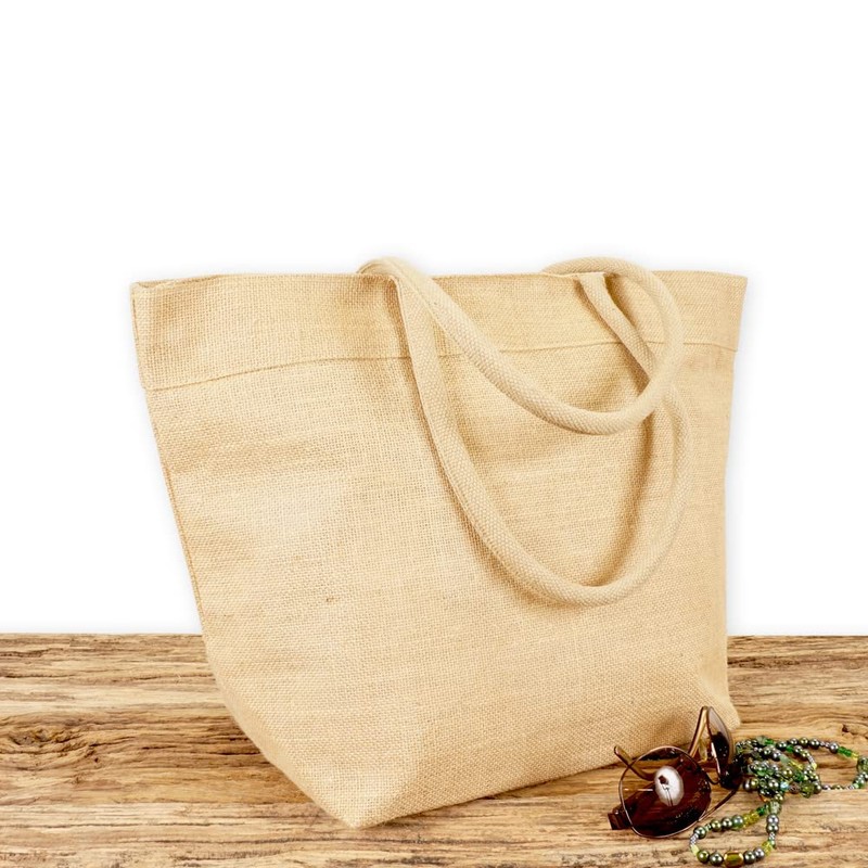 Jute JB1415LB Jute Shopper Shopping Bag Beach Bag Handbag Fair