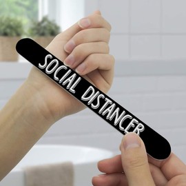 Social Distancer Double-Sided Nail File Emery Board Set 4 Pack