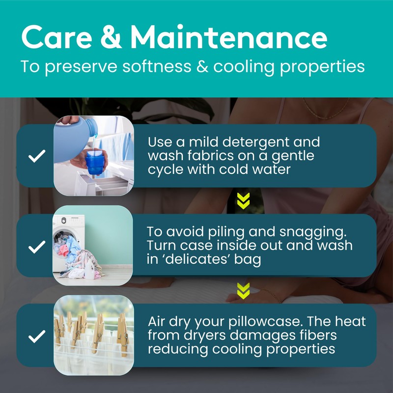 BLISSBURY Stomach Sleeping Pillow CASE (King, Gray)…