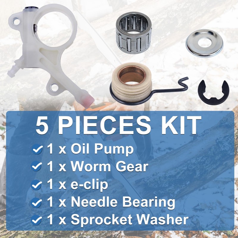 AUMEL Oil Pump Oiler Worm Gear Kit Replace 1141 640