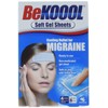 BeKoool Be Koool Gel Sheets for Adults Migraine, 4 Count