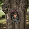 Enchanting Window - Style Tree Hugger Gnome Decor - Ideal