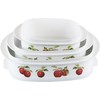 Reston Lloyd Nesting Microwave Containers, Set of 3, Adjustable Steam