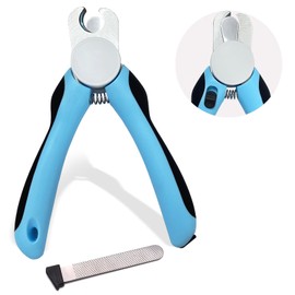 Cat & Dog Nail Clipper and Trimmer with Safety Guard, Avoid Over Cutting Toenail, Equipped with Nail File - Professional Grooming Tool for Pets