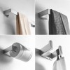4-piece SUS 304 Stainless Steel Wall Mounted Bathroom Hardware Accessories