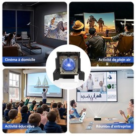 Poxtedsr PRM30-LAMP Projector Replacement Lamp Compatible with Promethean PRM30 PRM30A PRM30A-LAMP Replacement Lamp with Housing