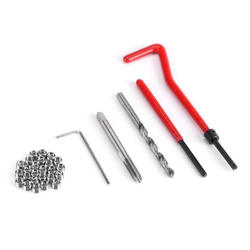 XT AUTO 30pcs Stainless Steel M6 x 1mm Thread Repair