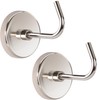 RamPro Magnetic Hooks, 8 Lbs Capacity, Heavy Duty Chrome Plated