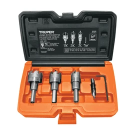 Truper KIT-BSC-3, Juego de 3 brocasierras de carburo de tungsteno zanco P3