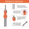Countersink Drill Bit, 5 Countersink Drill Bit Sets with 5