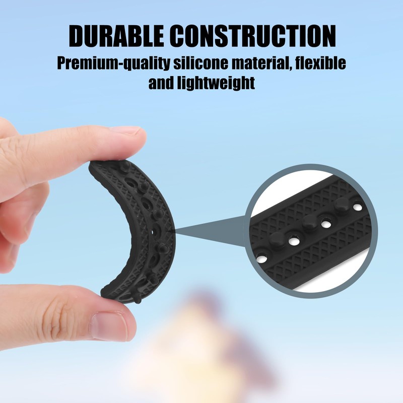 2 Pack Hat Extender, 7 Holes Cap Strap Replacement Adjustable