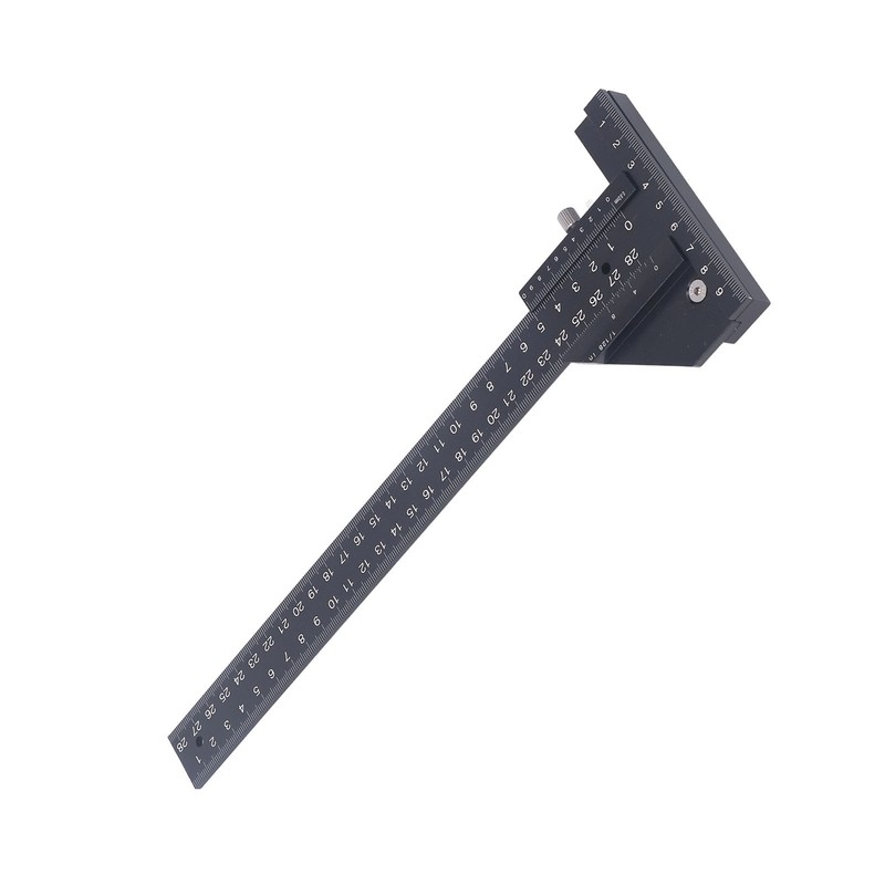 0 to 280mm T Shaped Ruler Aluminum Alloy Accurate Scale