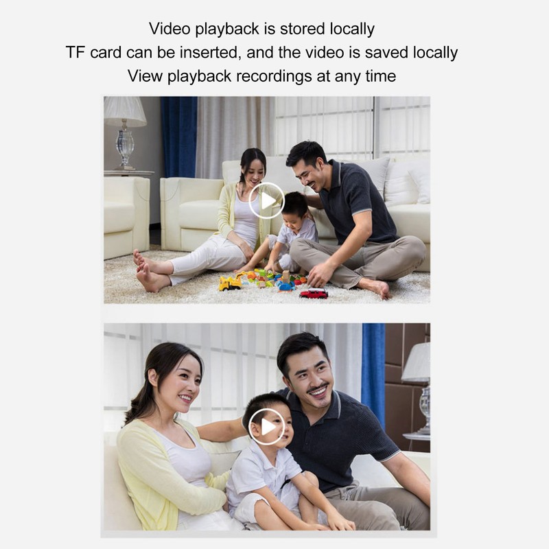 1MP Smart Wireless Surveillance Camera Audio Intercom Wifi Home Surveillance