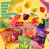 7 Friuts in 7 Packs Assorted Gummy Candies Individually Wrapped,