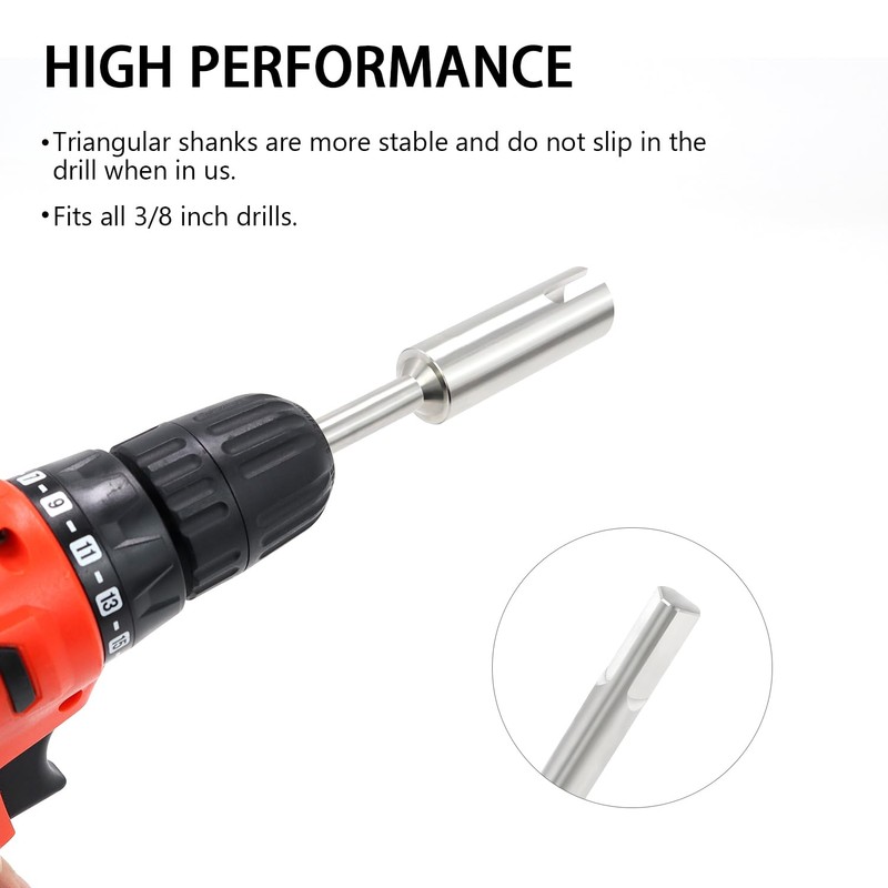 scottchen PRO RV Scissor Jack Slotted Drill Attachment, 5inch Long