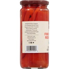 Woodstock Red Peppers Fire Roasted 16 Oz